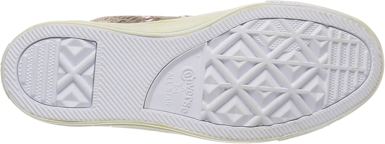 grey and rose gold converse