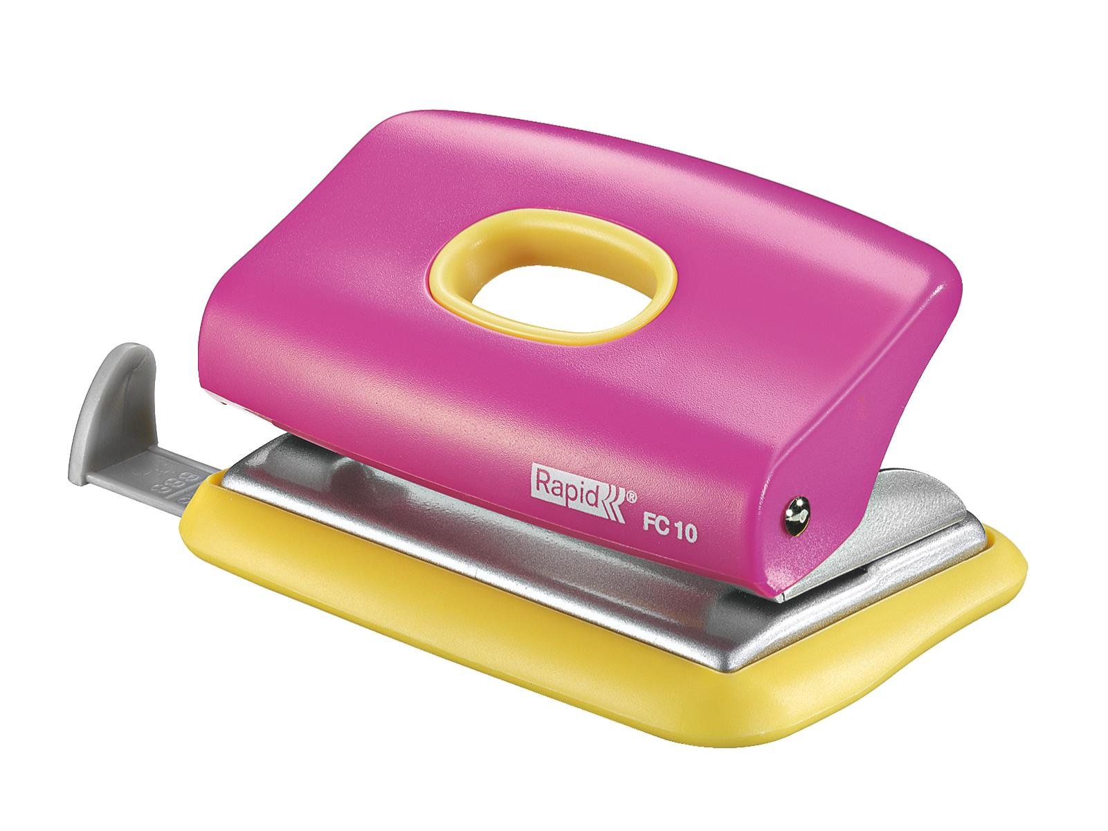 Rapid FC10 Hole Punch - Pink/Yellow