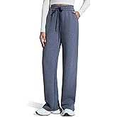 G4Free Smoofit Modal Soft Women's Wide Leg Sweatpants High Waisted Drawstring Side Slit Casual Pants