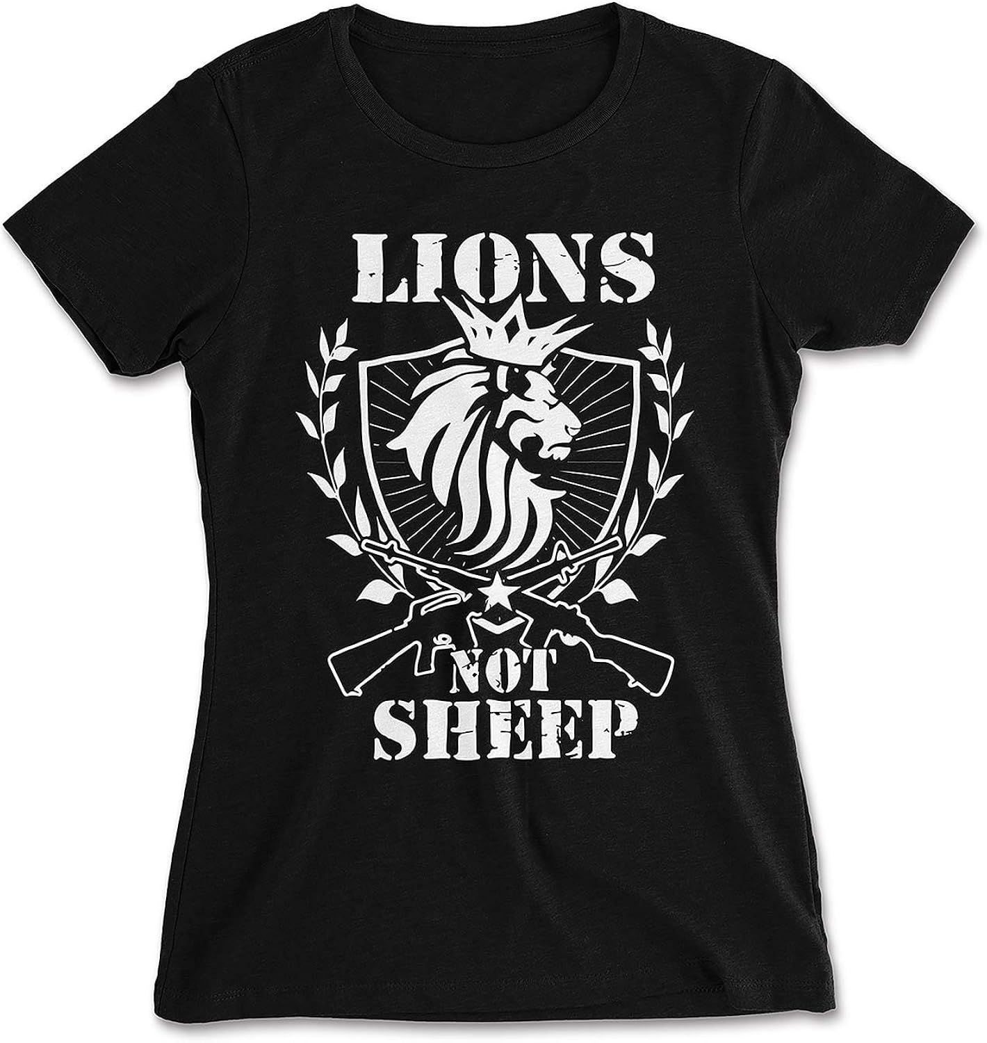 Lions Not Sheep Rifle Women's Tee Clothing