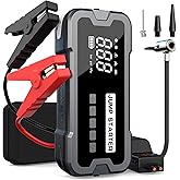 10-in-1 Car Jump Starter 3500A with Air Compressor 150PSI, Portable Battery Booster Pack for 10L Gas/10L Diesel, 24000mAh Power Bank, Emergency Jump Box with LED Lights