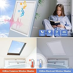 UrMoon Skylight Shades for Ceiling Window Easy