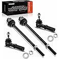 A-Premium 4Pcs Front Inner & Outer Tie Rod End Links Kit, Compatible with Chevrolet & GMC & Hummer - 2001-2019 - Silverado Si