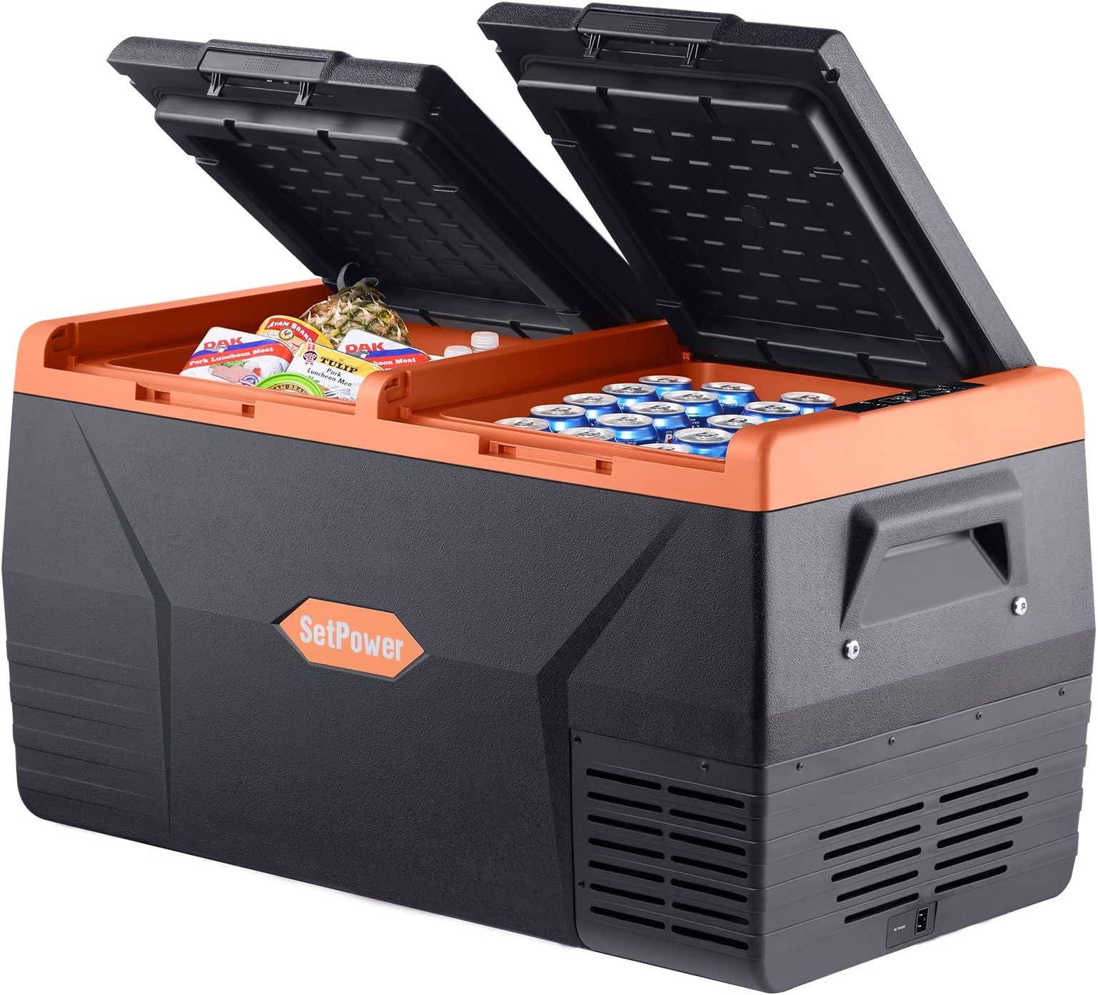 SetPower TC75 Portable Fridge Freezer,80Quart(75L) Dual Zone Portable