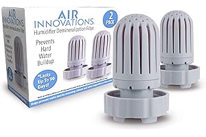 Air Innovations HUMIDIF Humidifier Demineralization Filters-Plastic-Set of 2, Silver