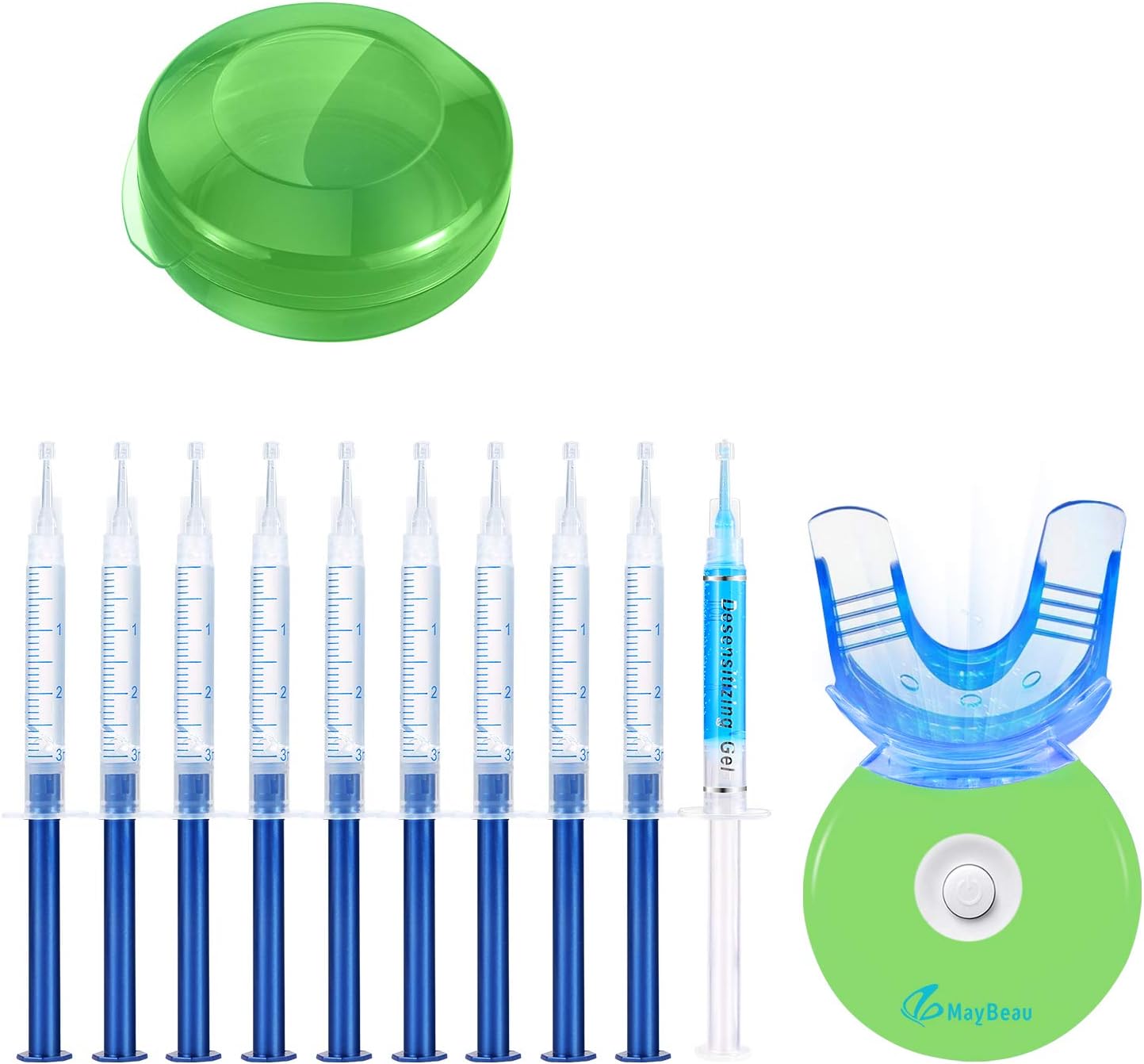 Teeth Whitening Kit Teeth Whitening Gel - 10 Minutes a Day Effectively Whiten Yellow Smoke Stains Teeth