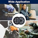 Poweka 5" 8 Hole Hook & Loop Sander Backing Pad for Makita BO5010 BO5030 BO5031K view 5