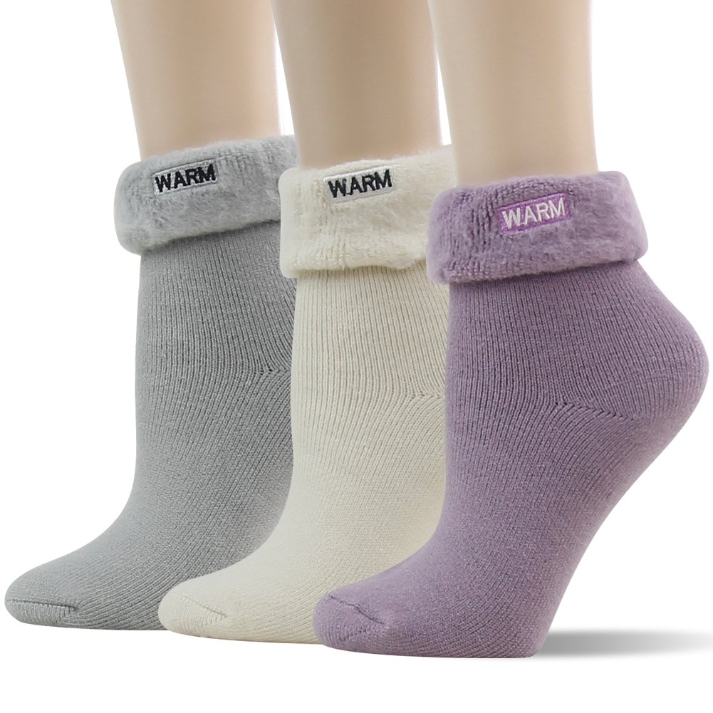 Thermal Insulated Socks Women, SUTTOS Warm Heated Socks Thick Heat