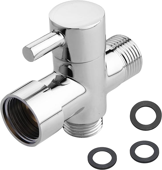SUNGIFT T Valve Adapter for Bidet, TAdapter With ShutOff Valve 3 Way