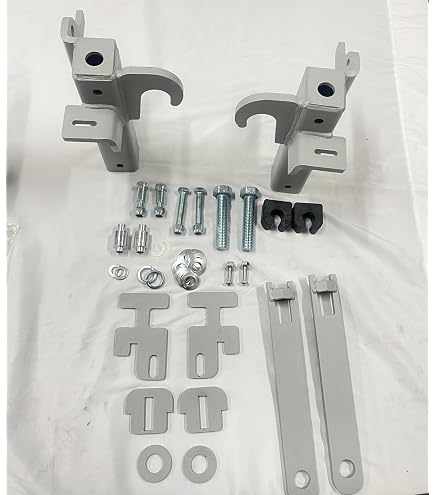 90" Stainless Steel Bumper Guard & Bracket Set For Kenworth T660 & T680 - Folding Grille Protection