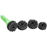 OEMTOOLS Brake Hub Resurfacing Tool with Pads Drill Powered Remove Rust | Wheel Hub Cleaning Tool Removes Rust from Wheel Studs and Rotors for Cars, Trucks, and SUVs, Fits 1/2" Chuck Drills
