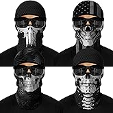 4PCS Balaclava Full Face Mask Ski Mask UV Protection Cover Motorcycle Full Face Mask for Men Women
