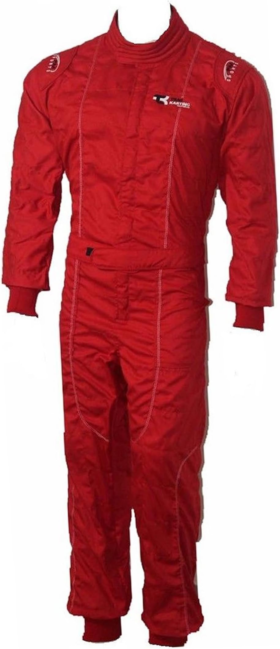 New Adult Karting/Race/Rally One Piece Suits Poly Cotton 3 Brilliant Colors (Red, XXXL)