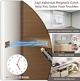 Jiayi Adhesive Magnetic Door Catch 2 Pack Ultra Thin Self Adhesive view 4