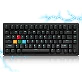 Womier SK75 TMR/HE Keyboard Gaming 75% Hall Effec, Mechanical Keyboard | Rapid Trigger Wireless Custom Magnetic Switch Keyboard with 8000 Hz Hot Swap, BT/2.4G/USB-C with Mac Windows Linux-Aluminum
