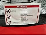 WestWood GALACTICA NEW Mini Trampoline 4.5ft 55in Safety Net Enclosure Red view 9