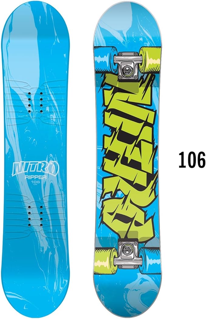 Nitro Snowboards Ripper Tabla, Unisex niños, Multicolor, 106 Amazon.es