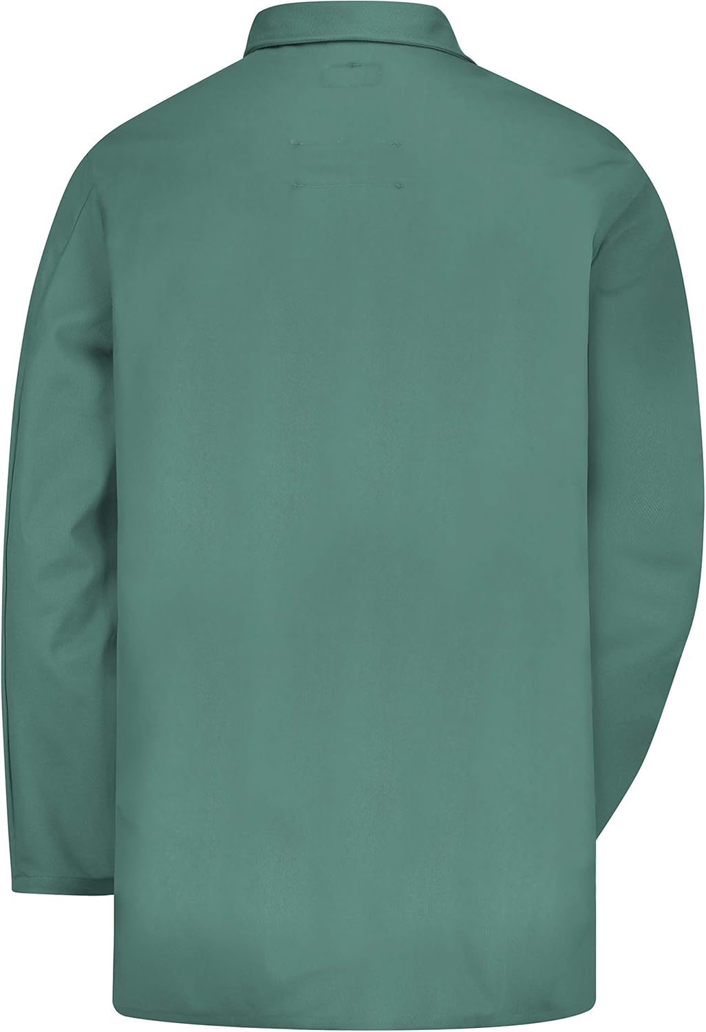 Bulwark Flame Resistant 9 oz Twill Cotton Excel FR Regular Work Coat with Top Stitched Collar, Visual Green: Clothing