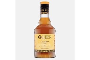 Liber & Co. Cinnamon Syrup for Coffee & Cocktails – Real Cinnamon Oleoresin Drink & Latte Flavoring, Fall & Winter Recipes, Tiki Cocktails – Makes 25 Drinks (12.7 oz)