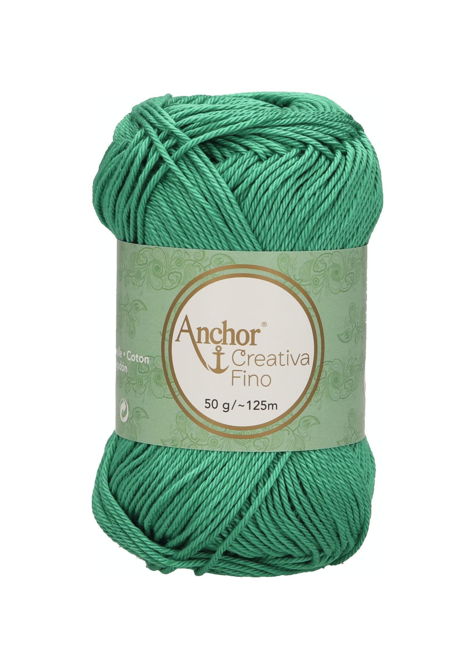 Anchor 4620004-00241 Crochet Yarn, 100% Cotton, 241, Thickness 4, 125 m, 53 g