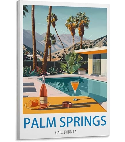 Evan Hecox Palm Spring Desert ポスター サイン入り 直筆サイン入り！A2サイズポスター「イルカのおさんぽ」 | ちゃずの