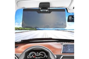 ERAMONG Sun Visor Extender for Car, 2025 New Adjustable Car Visor Extender Sun Blocker, Anti-Glare, Protect UV Ray, Easy to Install, Safe Driving Accessories Extender, Universal for Sedan, SUVs (Black)