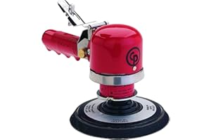 Chicago Pneumatic CP870-6 Inch (150 mm), Air Random/Rotary Sander Tool, Non-Vacuum, PSA, 10000 RPM, Home Improvement, Woodwor