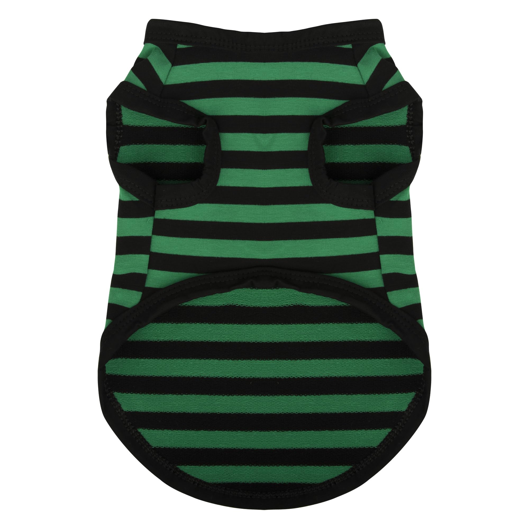 Photo 1 of Paiaite Dog Striped Shirt Happy Color Cotton Sleeveless Puppy Tank Top Green L