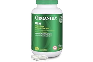 Organika MSM - Joint Support and Inflammation Relief Supplement | Supports Healthier Joints, Bones and Cartilage | Stronger H