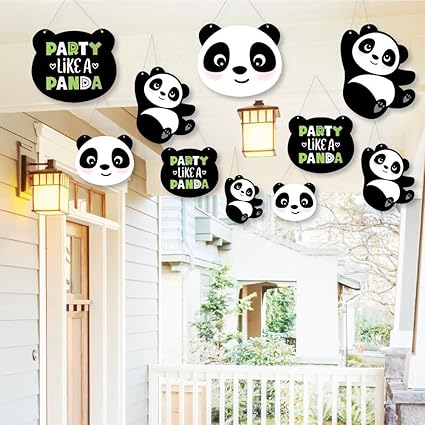 Amazon Com Hanging Party Like A Panda Bear Outdoor Baby Shower