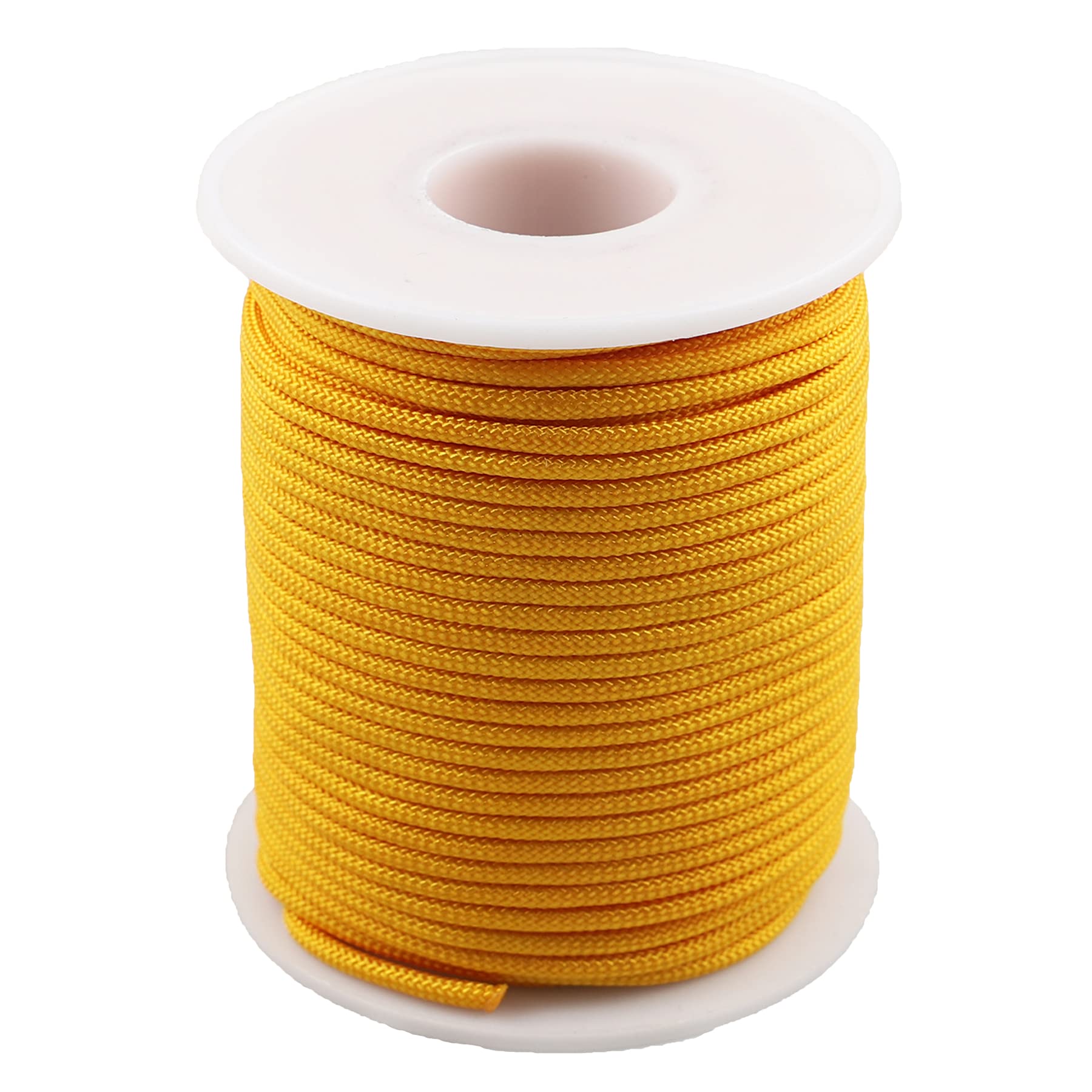 Nylon Twine Cord Thread String for Necklace Bracelet Jewelry Making Crafting Accessories (Golden, 2mm-98feet) — image 1