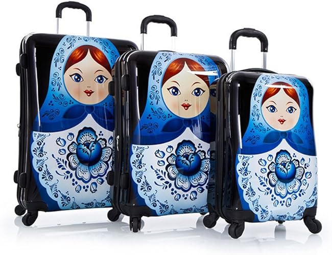 Amazon Heys ファッションスピナー3ピースハード荷物セット ロシア人形 Heys スーツケース