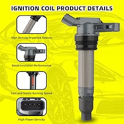 MOAUTO Set of 6 Ignition Coils Pack UF594 GN10588
