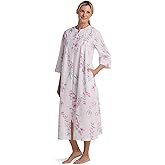 Miss Elaine Seersucker Short Robe, Short Sleeves, Snap Closure and Square Neckline