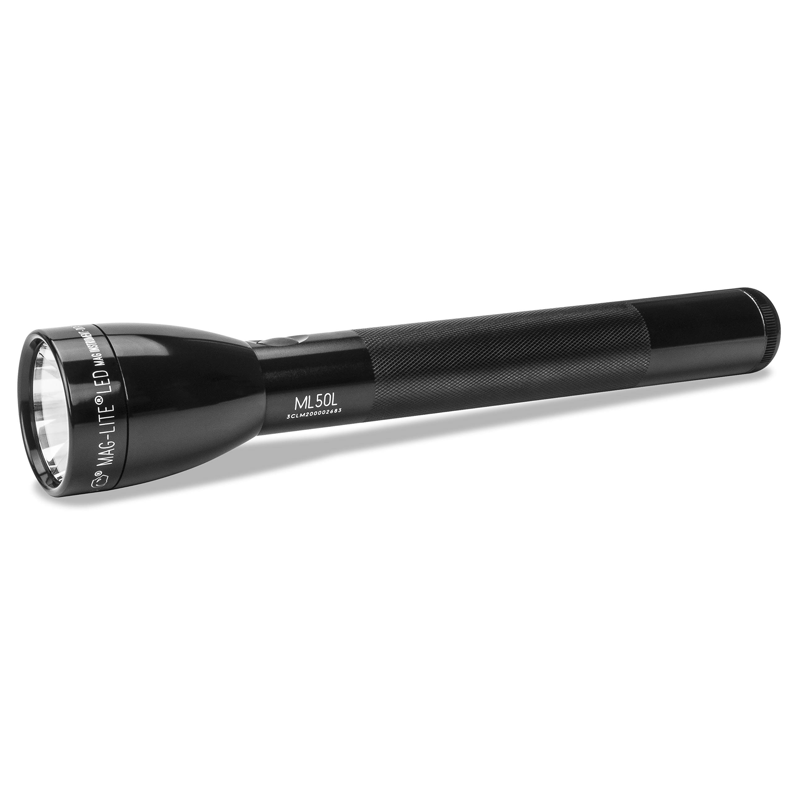Zenitech Maglite ML50L 3 C-Cell Flashlight, Aluminium, Black, 454 g, 611 lm