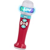 Battat Toy Karaoke Mic, Musical Light Show Microphone, Bluetooth, 1 Pieces | Light-up toy microphone with voice changer, record and playback, 5 songs, crowd cheer sounds, Pretend Play, 3+ Years
