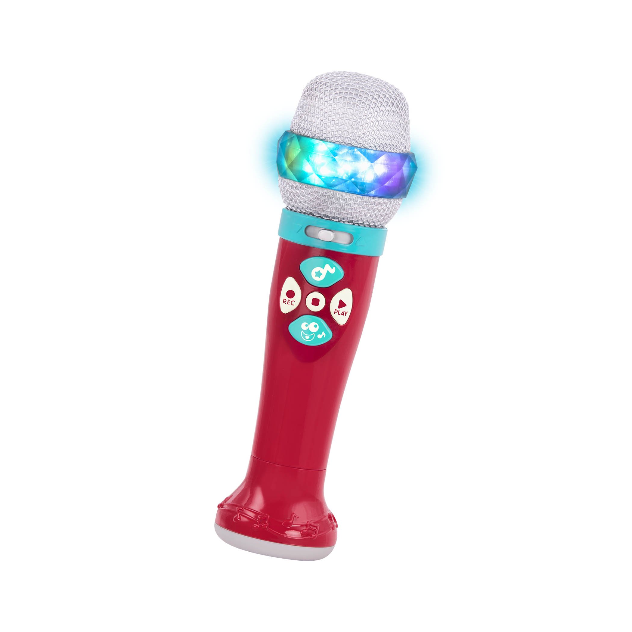 Battat – Toy Karaoke Mic – Light – Up & Voicechanging Microphone – Record & Playback – Sing – Along With Bluetooth – 3+ Years– Musical Light Show Microphone