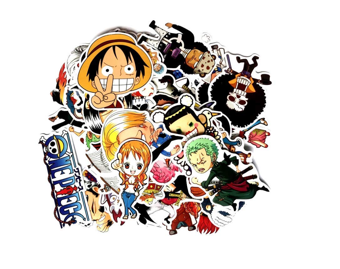 Anime One Piece Vinilo Decal Laptop Sticker Notebook Skin Art Motocicleta Bicicleta Equipaje Graffiti Parches Patineta Snowboard Caja Del Telefono Pegatinas 135 Piezas Coche Y Moto Calcomanias Y Pegatinas