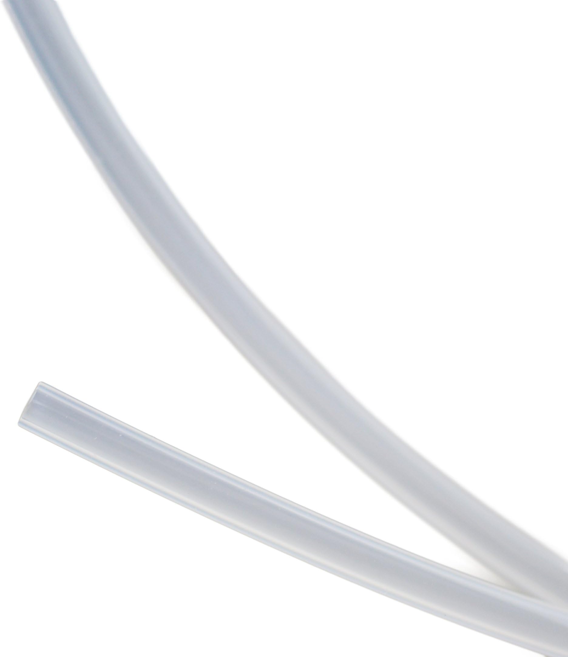 Fluorostore F015079 - 1 Metric PTFE Tubing, 6.5 mm ID x 7.5 mm OD, 1' Length, Semi-Transparent
