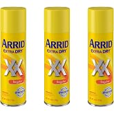 Arrid Deodorant 6oz Aerosol Extra Dry Regular (3 Pack)