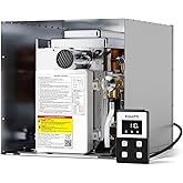 FOGATTI InstaShower 7 RV Tankless Water Heater, 3 Optional Door Sizes 15"x15", 15"x18" & 18"x18" for Refitment, 12V DC, Optim