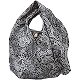 BTP! Thai Cotton Hippie Hobo Sling Crossbody Bag eco Friendly Shopping bag Paisley Print Large