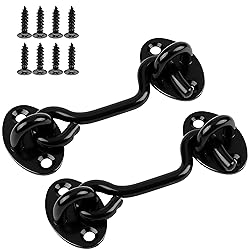 Aiptosy 2 Pack 6'' Door Latch Door Lock