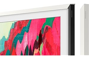 SAMSUNG 65-inch The Frame Customizable Bezel Modern White (VG-SCFA65WTBZA) [Canada Version] (2021/2022 Compatible)