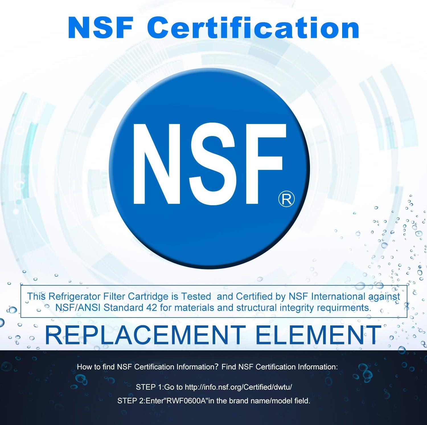 GOLDEN ICEPURE Refrigerator Water Filter, Compatible with Samsung Fridge Filter Cartridges - Image 3