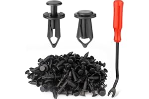 100PCS Nylon Body Fastener Rivets, Mudguard Clip Body Rivet Replacement Parts, Suitable for Multiple Models Such as ATV, UTV,