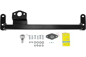 ECOTRIC Steering Gear Box Stabilizer Bar Brace Compatible With 2009-2022 Dodge Ram 2500 3500 4WD