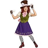 fun shack Hatter Costume for Women - Halloween Teacher Book Character Costume for Adults, Perfect for Parties & Events
