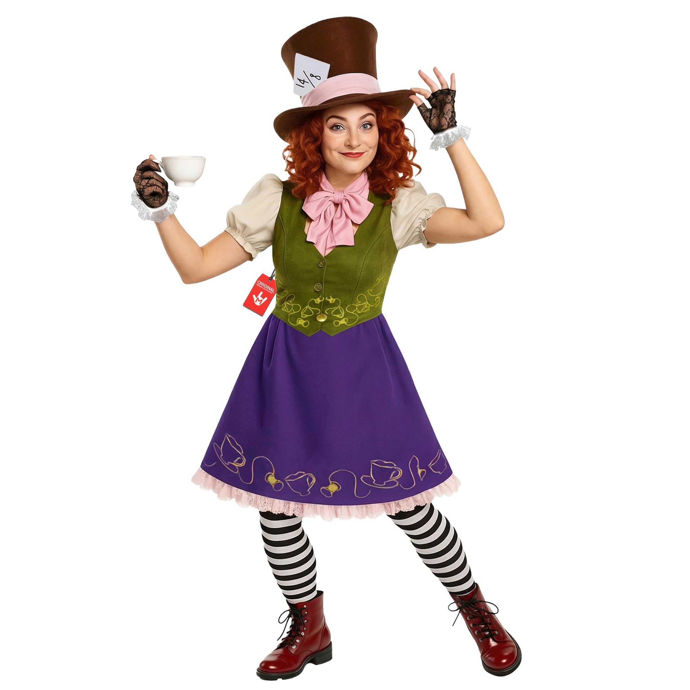 Fun Shack Ladies Hatter Costume, Book Day Costumes, Ladies World Book Day Costume, Small — image 1