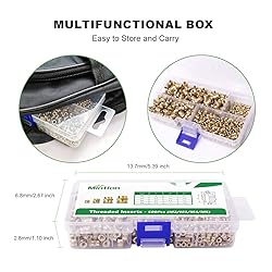 500 Pcs Threaded Inserts for Plastic M2*100